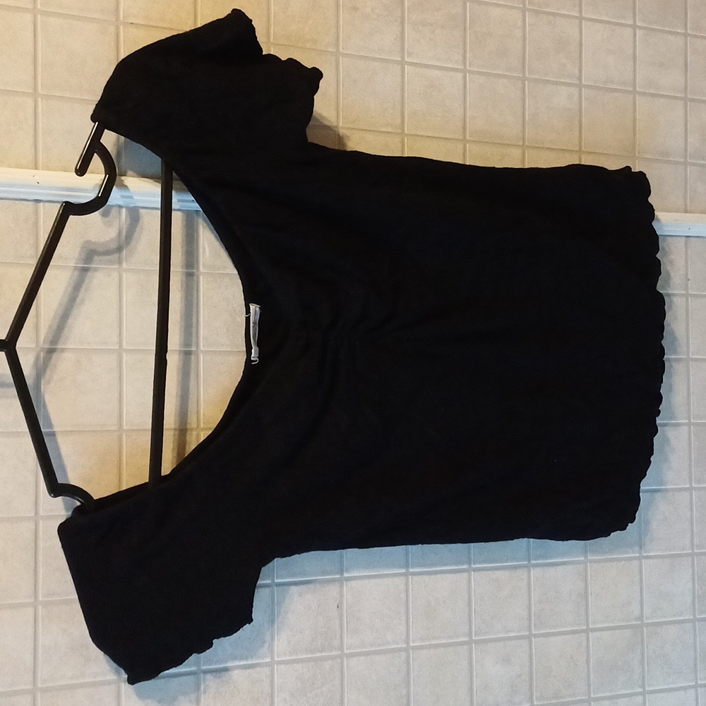 Ardene black crop top